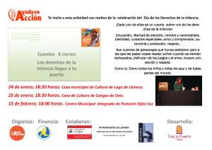 Publicidad actividad cuentacuentos Asturias  2013